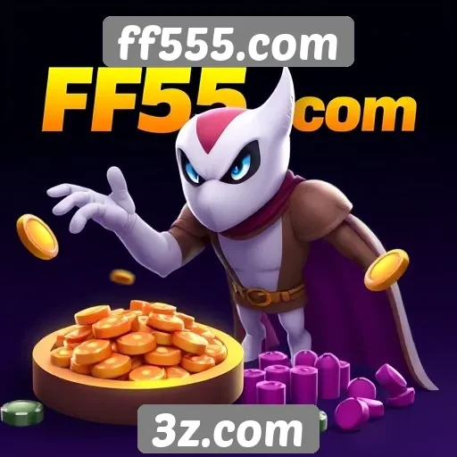 Funcionalidades exclusivas do site de jogos ff555.com